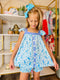 Bowtism Seahorse Flutter Shorts Set and Matching Bow - Bowtism